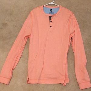 Ocean and Coast peach long sleeve shirt